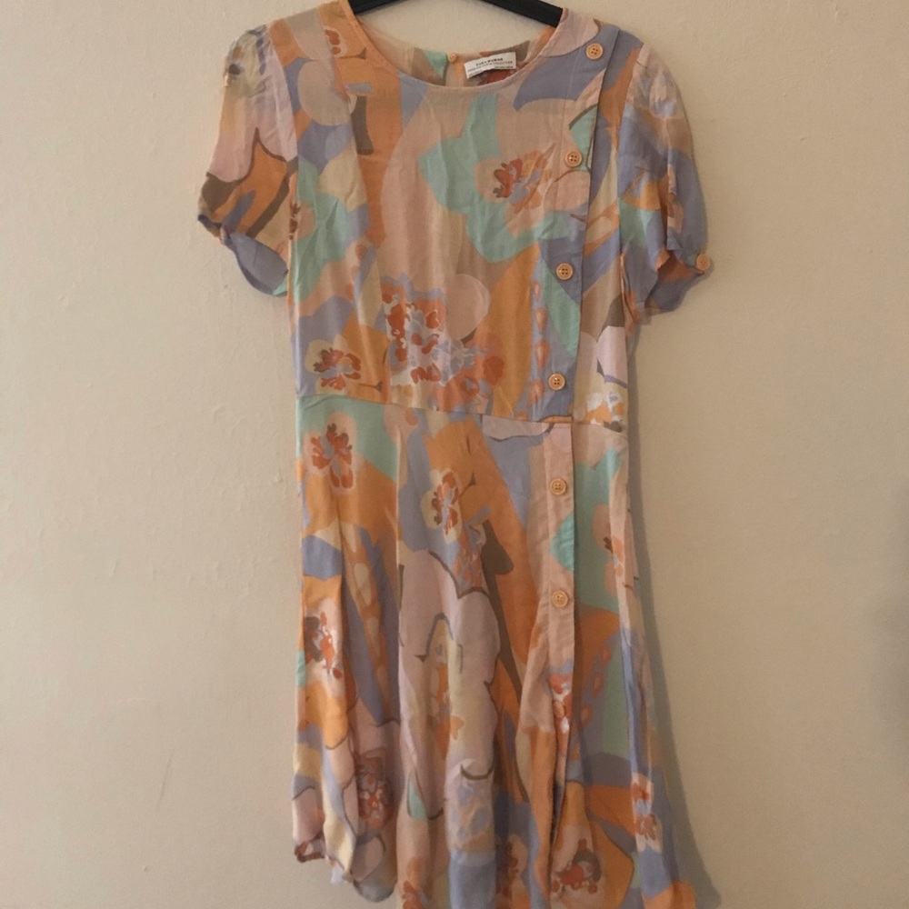 Zara // Pastel Floral Dress // Size M